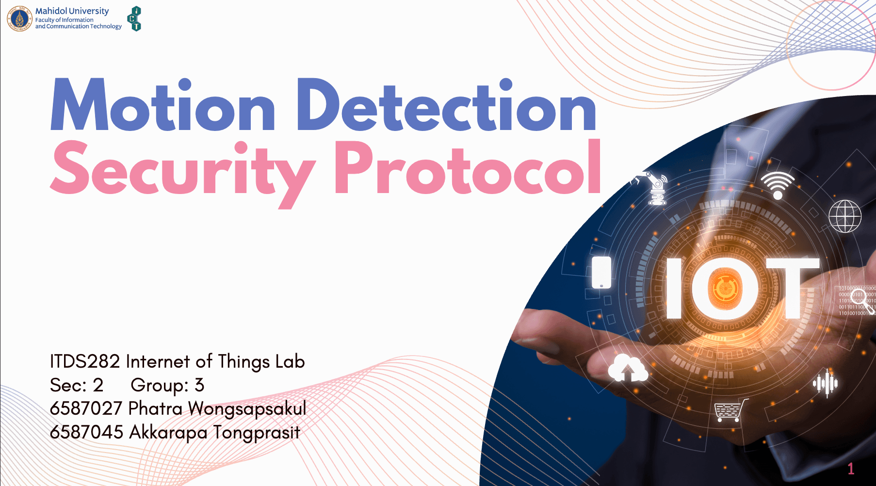 Motion Dectecion Security Protocol 